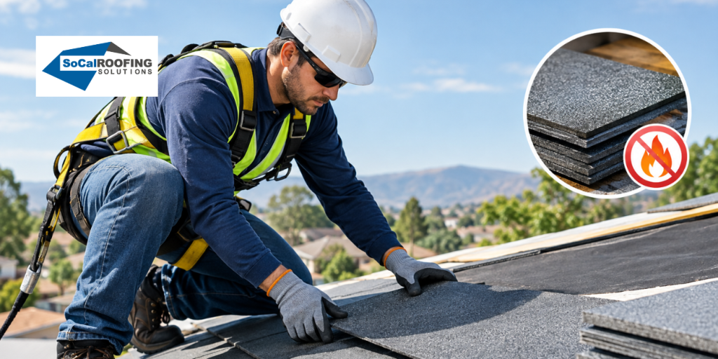 what roofing materials are most fire-resistant in california