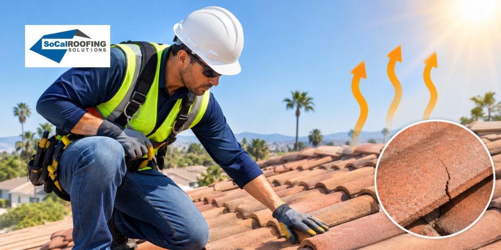 can extreme heat warp or crack tile roofing in california